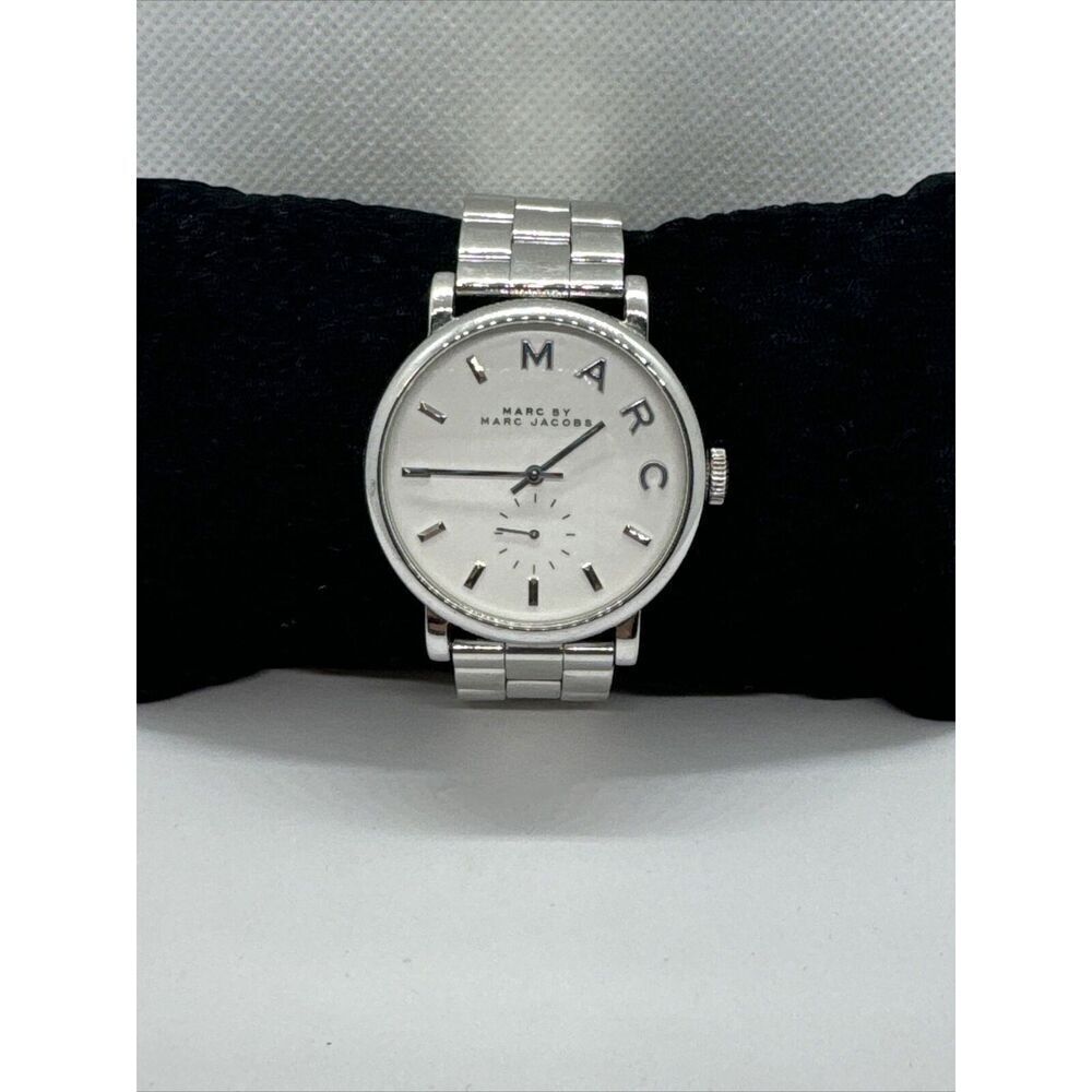 Marc by Marc Jacobs Baker MBM3242 Women's Silver Analog Dial Quartz Watch JNA488